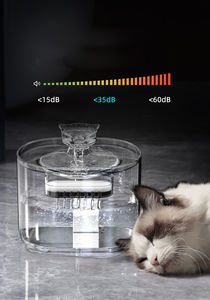 बुद्धिमान स्वचालित पानी डिस्पेंसर पर्यावरण के अनुकूल ठोस पैटर्न बिल्ली कुत्ते पानी का फव्वारे मौन निस्पंदन - Product Image 6