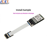 Adaptador Inalámbrico Mayorista NGFF M.2 Key A+E a Mini PCI-E MPCIe con Ranura para Tarjeta NANO SIM para Módulo de Módem WIFI 4G 3G LTE GSM