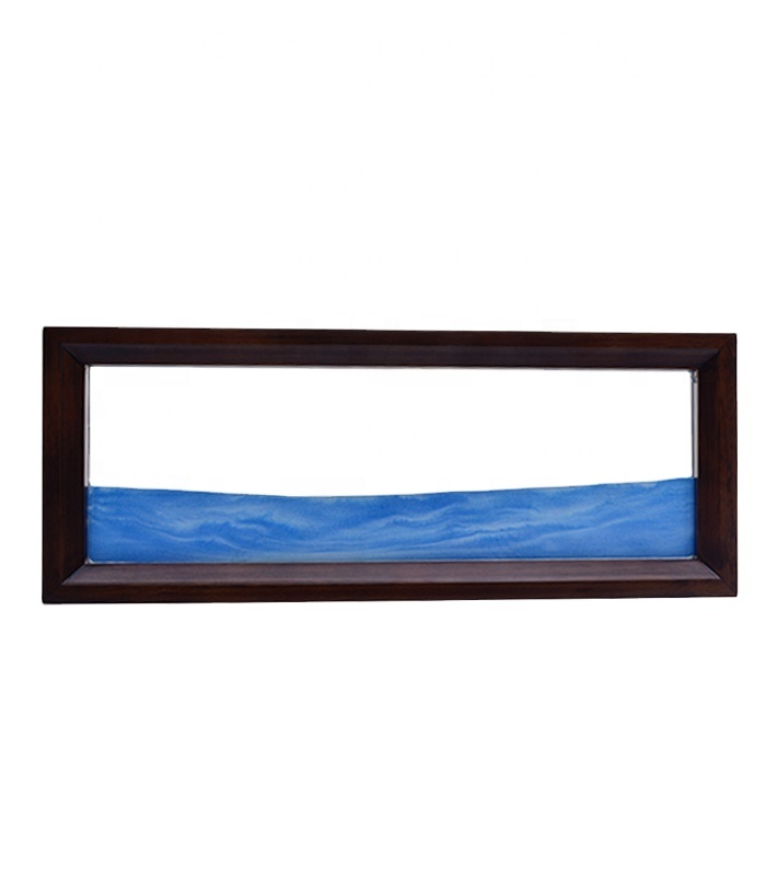 Moving Sand Art Picture Deep Sea Dynamic 3D Sandscapes Pictures in Motion Office Desktop Art Decor Toys