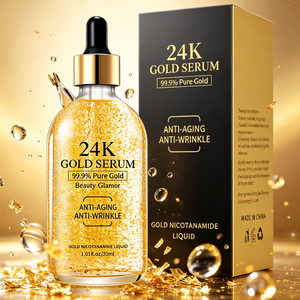 Suero de Oro 24K, Esencia Facial Antienvejecimiento con Nicotinamida, Suero Hidratante e Iluminador para una Piel con Apariencia más Joven y Suave - Product Image 3