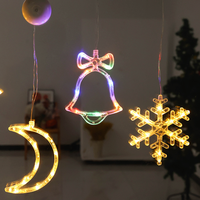 Luz Decorativa Navideña con Motivo de Reno 2D y Copo de Nieve, para Decoración Navideña, Venta Directa de Fábrica