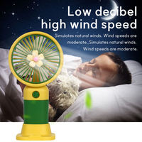 Ventilateur de camping portable rechargeable par USB pour utilisation sur le bureau, à la main et suspendu, ventilateur multifonctionnel pour l'extérieur et l'intérieur