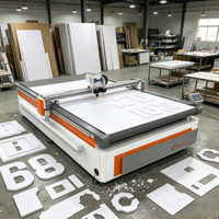 Máquina de Corte Digital de Vinilo para Láminas de Acrílico y Plexiglás, Cajas de Cartón y Paneles KT, con PLC Automático, Suministro Directo de Fábrica