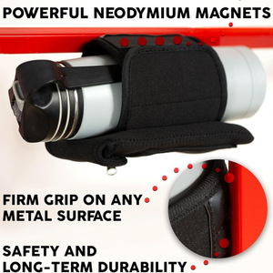 Magnetic Water Bottle Sleeve With Phone Pocket And <b>Key</b> <b>Holder</b> For Outdoor Fitness Use Black Reusable - Product Image 3