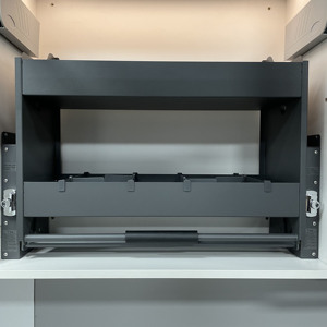 Étagère coulissante moderne pour armoire murale de cuisine, base nanométrique, solution écologique, 2 niveaux - Product Image 6