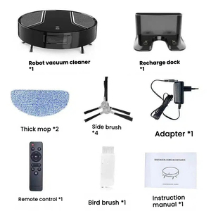 Robot Aspirador 5 en 1 para Limpieza del Hogar, Venta al por Mayor de Fábrica, Funciones Húmedas/Secas, Motor sin Escobillas, Filtro HEPA - Product Image 2