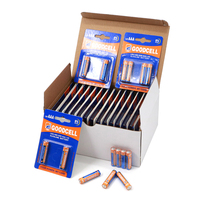 Baterai Alkali GOODCELL AAA 1.5V NO.7 Umur Simpan 5 Tahun Bersertifikat CE Bebas Kadmium dan Merkuri Untuk Remote Rumah, Mainan, dan Peralatan Listrik