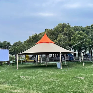 Nuevo diseño de carpa de glamping para exteriores, tipo extendido, con estructura de acero galvanizado, tela Oxford, resistente a los rayos UV, ideal para bodas, fiestas y eventos de verano. - Product Image 3