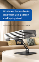 Soporte para Tablet de Aleación de Aluminio con Compatibilidad Universal, Altura Ajustable y Diseño Ergonómico para Uso en Oficina o Entretenimiento