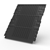 Tapis de protection de benne arrière en TPE 3D noir pour GWM King Kong Cannon Long Bed 2024, fourni directement par l'usine