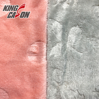 Kingcason Fabricant Grossiste de Doublure en Polaire de Flanelle de Luxe Anti-rides Tricotée à Motif Personnalisé Gaufré