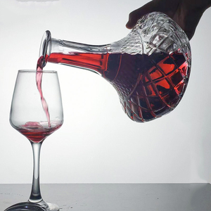 Carafe à vin en verre cristal 28oz, prix bon marché - Product Image 3