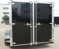 Remorque de transport fermée 2 essieux 2000 kg de charge utile maximale dimensions 14x6x7 importée de Chine