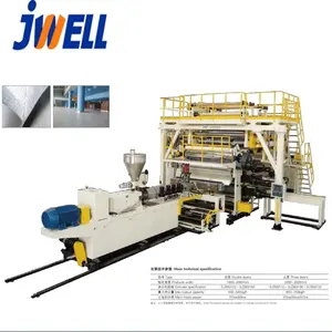 PVC çerçeve ekstruder makinesi sıcak tutkal laminasyon filmi ekstrüzyon üretim hattı SJZ80/156 ekstruder