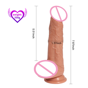 XISE <span class=keywords><strong>20cm</strong></span> Dual Layer Silikon <span class=keywords><strong>Dildo</strong></span> Echter Schwanz Big Penis Adult Sexspielzeug Großhandel Gummi Dong für Frauen Homosexuell Männer - Product Image 4