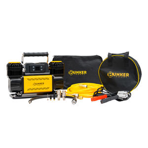 BUNKER INDUST Compresor <span class=keywords><strong>de</strong></span> <span class=keywords><strong>Aire</strong></span> Portátil <span class=keywords><strong>de</strong></span> 12V, Inflador <span class=keywords><strong>de</strong></span> <span class=keywords><strong>Neumáticos</strong></span> Doble con Manómetro Digital <span class=keywords><strong>para</strong></span> Coches, SUVs, Camiones y Tractores - Product Image 3