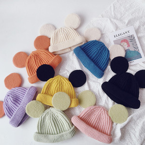 Sombrero de punto para niños de 1 a 8 años, gorro de lana de dibujos animados, gorro de invierno nuevo para bebé, lindo gorro - Product Image 1