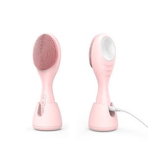 Brosse nettoyante faciale USB en silicone pour le soin de la peau, avec fonctions de rajeunissement et de massage, ciblée pour le nez et les lèvres - Product Image 1