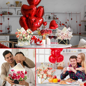 Cajas <span class=keywords><strong>de</strong></span> <span class=keywords><strong>Regalo</strong></span> para Ramos Florales del Día <span class=keywords><strong>de</strong></span> <span class=keywords><strong>la</strong></span> <span class=keywords><strong>Madre</strong></span>, Bolsas <span class=keywords><strong>de</strong></span> Papel para Envolver Flores, para Arreglos Florales, Bodas, Fiestas, Cumpleaños - Product Image 4