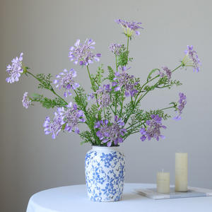 Decorazioni naturalistiche con <span class=keywords><strong>fiori</strong></span> di pizzo artificiale ispirati al prato per negozi al dettaglio, <span class=keywords><strong>boutique</strong></span> e interni per <span class=keywords><strong>la</strong></span> casa - Product Image 6