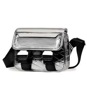 Sac bandoulière vintage pour homme de marque de luxe <span class=keywords><strong>Ama</strong></span>-zn 2025, style japonais carré décontracté, été, logo bouton, cuir PU - Product Image 4