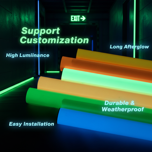 شريط فينيل عالي الوضوح مضيء في الظلام من مادة PET، فيلم ذاتي اللصق قابل للطباعة لللافتات المضيئة - Product Image 1