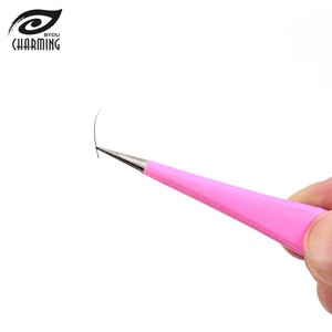 แหนบต่อขนตาปลายแหลมสแตนเลสคุณภาพดีราคาส่ง แหนบต่อขนตาแบบเฉียง - Product Image 4