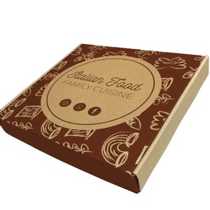 กล่องพิซซ่าสีขาวธรรมดาแบบขายส่ง - Product Image 1
