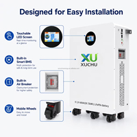 Système solaire hybride ENERGY 16 kWh 51,2 V, batterie au lithium LiFePO4 modulaire 314 Ah 16 kW, pack de batterie intelligent mural pour la sauvegarde d'énergie domestique