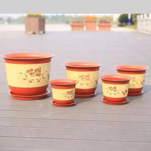 <span class=keywords><strong>Maceta</strong></span> Redonda con Estampado Retro para Jardinería, Plantas de Vivero, Plantas en <span class=keywords><strong>Maceta</strong></span>, Plantación de Árboles, <span class=keywords><strong>Maceta</strong></span> de Plástico de Gran Tamaño - Product Image 3