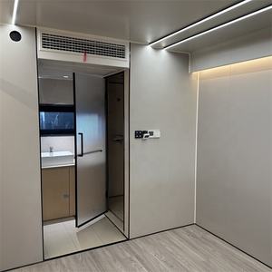 <span class=keywords><strong>Casa</strong></span> Cápsula de Acero de Alta Calidad, Unidad Prefabricada Impermeable con Dormitorio y Baño para Suites de Hotel y Espacios Residenciales - Product Image 4