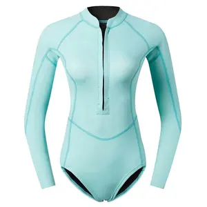 Wetsuits da mịn dài màu xanh lá cây Wetsuit xà cạp thong wetsuits