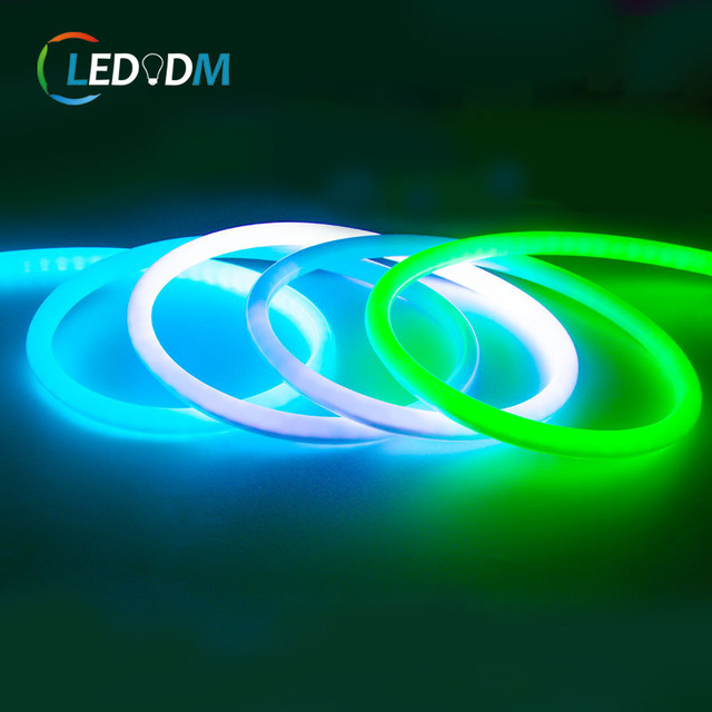 270degree 360 Degree Round Silicone Neon Tube Flexible Led Strip Light Diffuser Neon Light Digital RGB IC Neon Strip