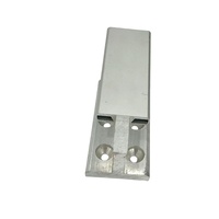 Clip de fixation pour mur-rideau en verre, en alliage d'aluminium, sans perçage, détachable, à rainure en U, support d'ascenseur d'observation, luxe léger