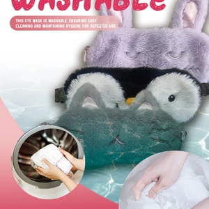 Cute <b>Usb</b> Heat Eye Mask Adjustable Temperature GrapheneFar Infrared <b>Heating</b> Plush Eye Mask Stimulate the Circulation of Blood - Product Image 6