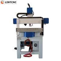 Mini Router CNC 6090 de 3 Ejes, Máquina de Tallado de Madera CNC 3D, Máquina Cortadora de Madera con Refrigeración por Agua, Mesa de Aluminio con Ranura en T