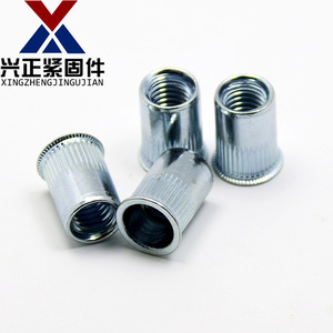 Écrous à riveter Xingzheng M3 M4 M5 M6 M8 M10, en acier au carbone zingué, grade 4.8, norme GB17880 - Product Image 1