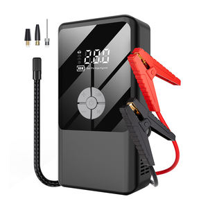 Высококачественный портативный аварийный автомобильный Аккумуляторный насос 150PSI 12 В 7200 мАч автомобильный стартер с воздушным компрессором - Product Image 1