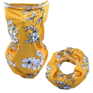 Hot Sale High Quality Ice Silk Fabric Custom Neck Gaiter Sun Protection Bandanas For Summer