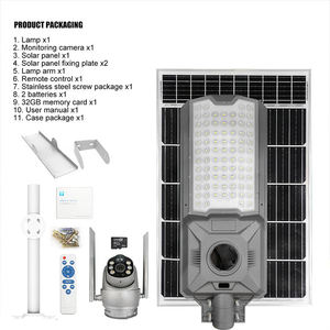 Lampione Solare con Telecamera, Lampada Solare con Luce CCTV, Illuminazione Wireless da Esterno con Telecamera, Luce di Monitoraggio Solare, Altre Luci <span class=keywords><strong>Solari</strong></span> - Product Image 3