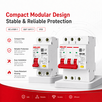 DELIXI DZ47sLES RCBO MCB RCCB Disjoncteur différentiel 1P+N 2P 3P 4P pour la distribution électrique