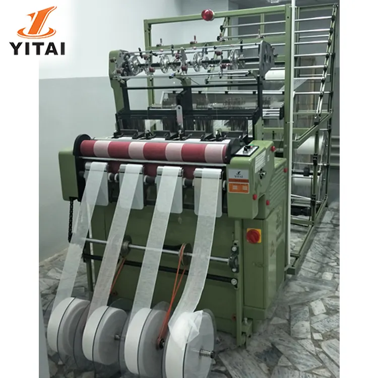 Yitai 탄성 비 탄성 의료 외과 면 Pbt 거즈 롤 붕대 만드는 기계 바늘 직조기 전체 생산 라인