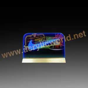 Acrylic 3D led edge-lit lighting base supplier in china led sign