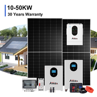 Système d'énergie photovoltaïque 3kW 5kW 10kW 15kW 20kW, panneaux solaires avec batterie et onduleur avec batterie LiFePO4