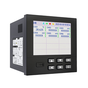 เครื่องบันทึกข้อมูลอุณหภูมิแบบไร้กระดาษ Mico รุ่น 96x96 LCD พร้อมพอร์ต USB สำหรับเชื่อมต่อหลายช่องสัญญาณ ใช้สำหรับตรวจสอบในอุตสาหกรรม - Product Image 1