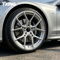 Nouvelles jantes de course forgées en alliage 6061-T6, 19, 20, 21, 22 pouces, 5x114.3, monobloc brossé, ET 25mm/30mm, jantes personnalisées de haute qualité