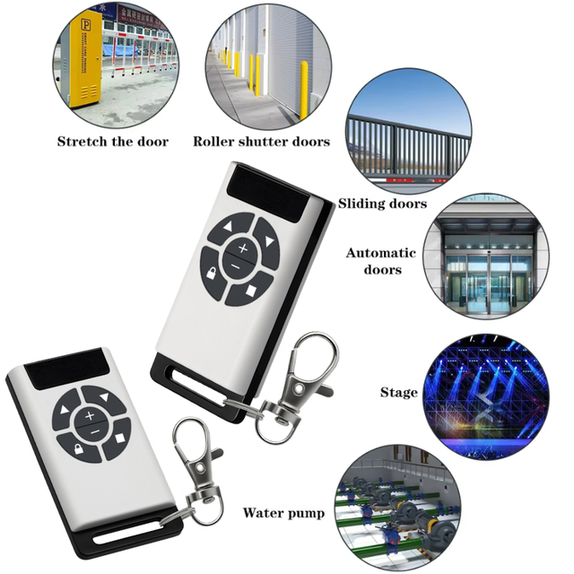 OEM ODM 8-in-1 Wireless Remote Control 8-Channel Duplicator Learning Code 315/433MHz 6 Buttons LED Indicator With Display Screen