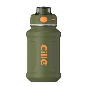 Ciile Stainless Steel Vacuum Insulated Water Bottle Double Wall Thermos Travel Mug With Lid Minimalist Design 24H Heat Retention - Product Image 4