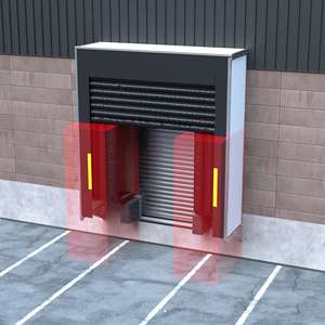 Abri de quai gonflable SGAIR avec coussins d'air à température contrôlée, faible perte de chaleur, dimensions L3600mm x H3700mm x P1000mm - Product Image 5