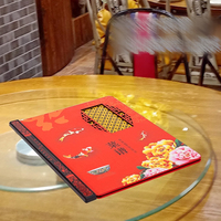 Porte-menus en cuir PU V-ding A4/8,5x11 pouces pour restaurants et hôtels (personnalisable OEM/ODM, origine Chine, 20 ans d'expérience)
